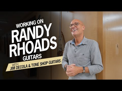 Working on Randy Rhoads' Guitars with Jim DeCola!
