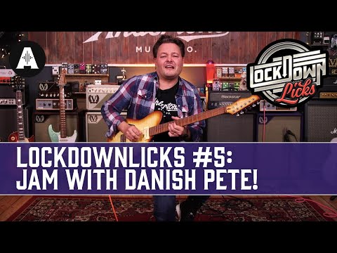 Jam Along With Danish Pete - Andertons LockDownLicks #5 (Bluesy Rock Loop In Gm)