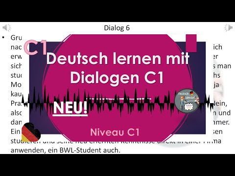 Dialoge C1  | Deutsch lernen durch Hören | 1 |