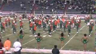 preview picture of video 'Leflore High School Marching Band at Vigor Game.10/22/2010'