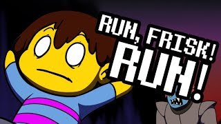 UNDERTALE animation - RUN! - step-by-step