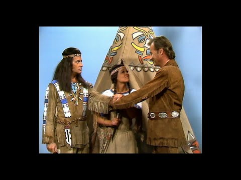 Winnetou und Old Shatterhand in der Rudi Carrell Show