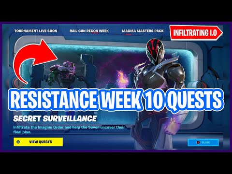 How To Complete Week 10 Resistance Quests Fortnite.