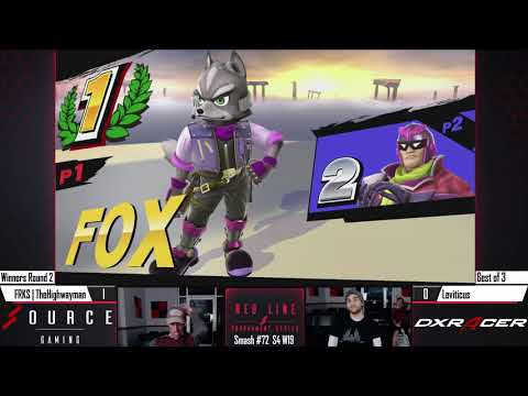 Red Line Smash 72 - TheHighWayMan (Fox, DDD) Vs. Leviticus (C.Falcon)