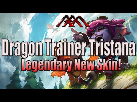 Dragon Trainer Tristana - New Legendary Skin Gameplay - League of Legends