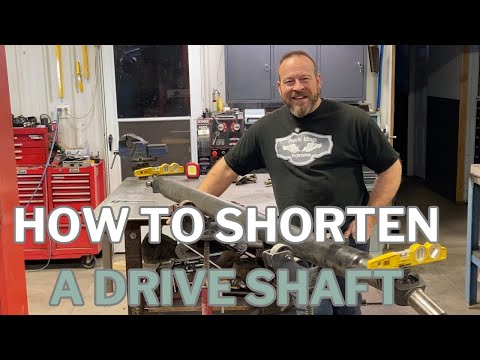 Shortening A Drive Shaft