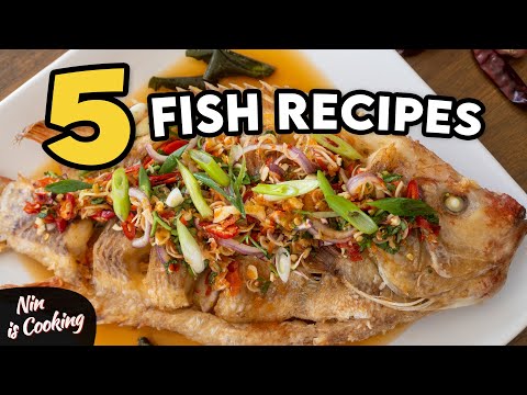 5 Fish Recipes Easy To Cook At Home :: AMAZING Thai Fish Recipes