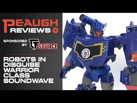 Video Review - Transformers: Robots in Disguise - Warrior Class SOUNDWAVE