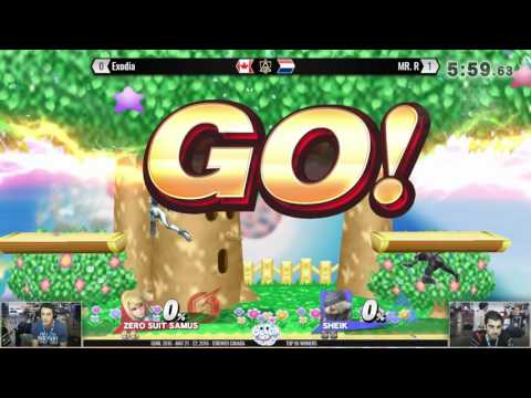 GOML 2016 - LLL Mr. R (Sheik) vs Exodia (ZSS) - SSB4 Top 96 Winners