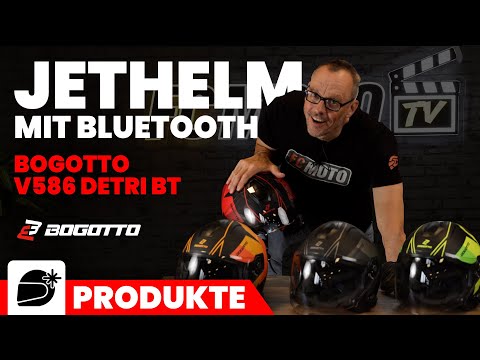 Bogotto V586 Detri BT - Jethelm mit Bluetooth-Kommunikationssystem