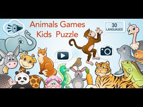 Puzzle for kids - Animal games Video