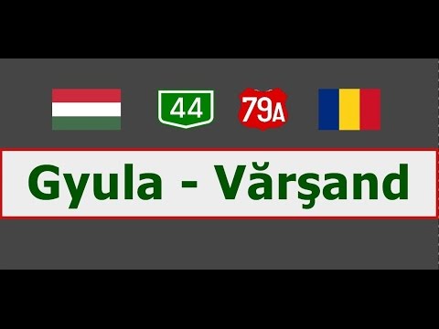 Crossing the border: Gyula (H) - Vărşand (RO) (June 23, 2016)