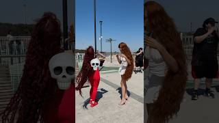 Cree que tiene el cabello largo😱😎⭐️