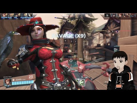 Cassie Surprise Blast Shot Sends Skye Flying - Paladins [Vtuber] [Twitch Clips]