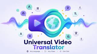 Translate & Dub ANY Video into 70+ Languages — Free AI Chrome Extensio