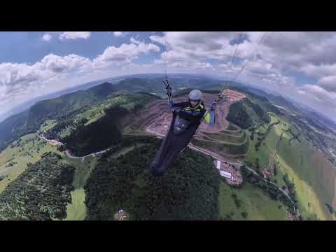 Klasyczne widoki z nad Andrzejówki - Klin takeoff