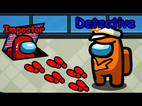 Among Us NEW SUPER DETECTIVE ROLE (overpowered)