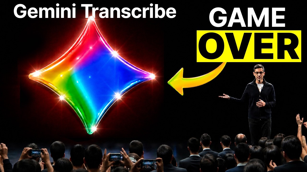 Gemini Transcribe Google’s Most Precise Model! 🤯