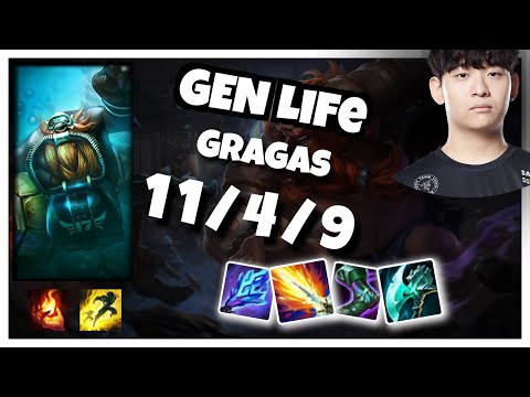 Gragas 11.3 Gameplay Challenger Replay S11 Support (11/4/9) - KOREAN