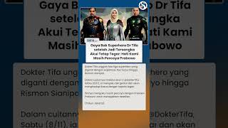 TAK GENTAR! Gaya Dokter Tifa Bak Superhero Meski Jadi Tersangka: Hati Kami Masih Percaya Prabowo