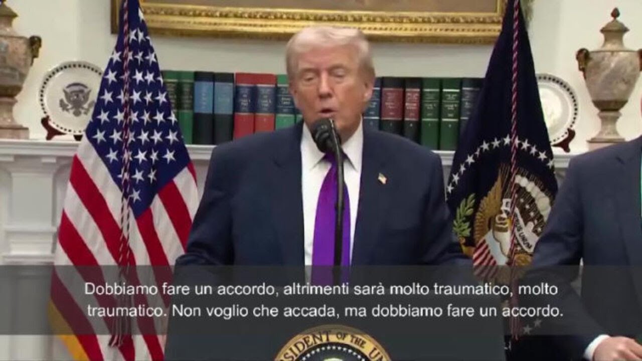 Trump: "Dobbiamo raggiungere accordo con Iran o per loro la situazione sarà traumatica"