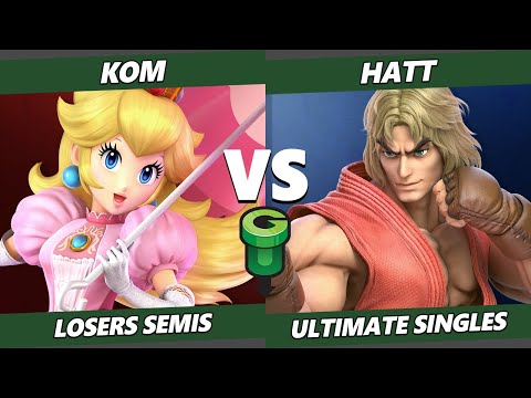 Game Underground Losers Semis - KOM (Peach) Vs. hatt (Ken) SSBU Ultimate Tournament