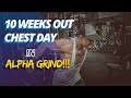 CHEST DAY ON 10 WEEKS OUT