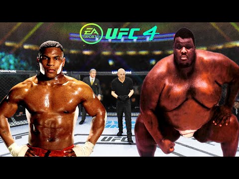 UFC 4 l Mike Tyson vs. Black Sumo Crazy (EA SPORTS UFC 4) mma,ko