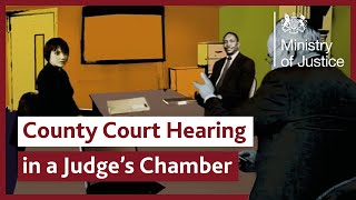When a County Court Hearing Takes Place in a Judge’s Chambers