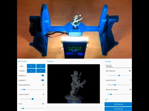 OpenScan Pi - 3D Scanner control interface