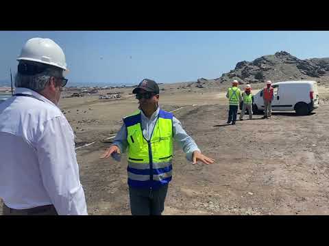 Anuncian avances en obras de recuperación de pista Punta Blanca de Tocopilla
