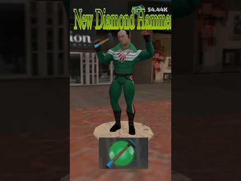 Rope Hero Unlock New Diamond Hammer in rope Hero Vice Town #rope Hero #rope Hero ki game #game fever