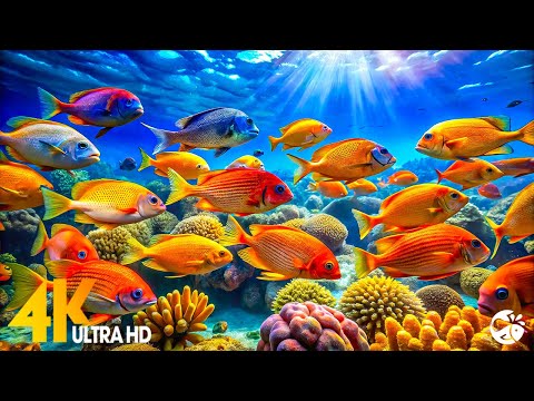 The Best 4K Aquarium for Relaxation II 🐠 Relaxing Oceanscapes - Sleep Meditation 4K UHD Screensaver