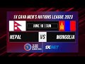 Nepal - Mongolia. Cava Nations League. Cava Улуттар Лигасы 18-25 june, 2023 Cholpon-Ata.