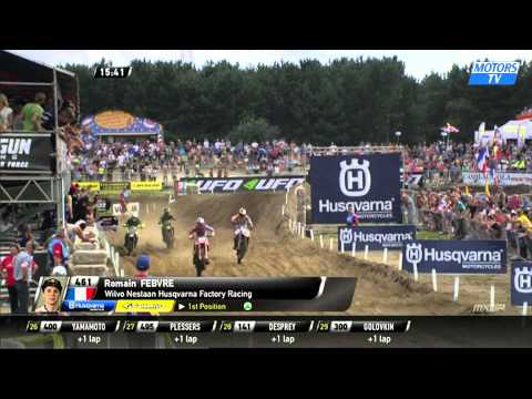 MX2 – GP de Belgique: course 2, bagarre entre Anstie, Febvre, Tixier et Ferrandis