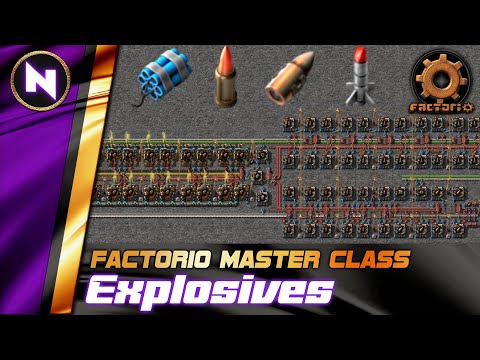 EXPLOSIVES HUB for Spidertron, Artillery, Tanks & Cliffs | Factorio Tutorial/Guide/How-to