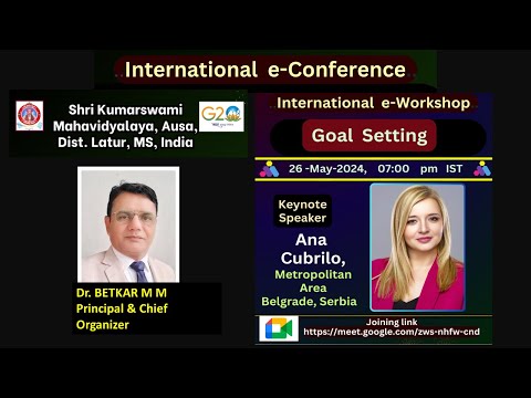 International Conference -Goal setting