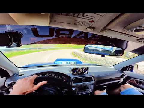 Subaru Impreza WRX 2004 - Group A exhaust - Maniva Pass - POV On Board