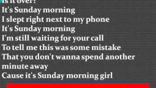 Travis Garland - Sunday Morning Lyrics