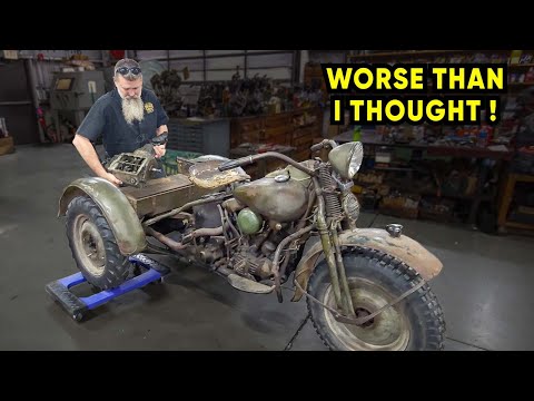 Can We Save This RARE 84 Year Old Military Motorcycle PROTOTYPE?