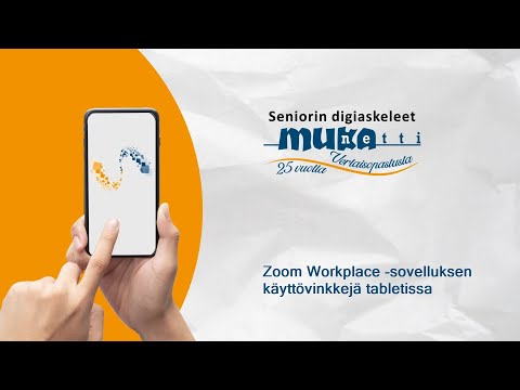 Zoom Workplace -sovelluksen käyttövinkkejä tabletissa