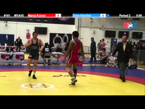 66 KG Consolation R4 - Manoj Kumar (IND) vs. Drew Headlee (LVAC)