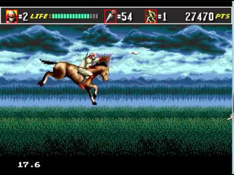 Shinobi III : Return of the Ninja Master. Megadrive