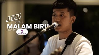 Download lagu MALAM BIRU - COVER BY JUNFIVE (Pizza e Birra live session) mp3