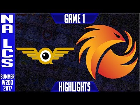 FlyQuest vs Phoenix1 Highlights Game 1 | NA LCS Week 2 Day 3 Summer 2017 | FLY vs P1 G1