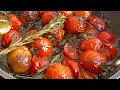 Tomate cherry confitado video receta