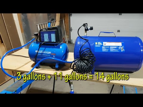 How to add tank on a small air compressor