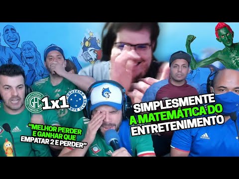 CASIMIRO REAGE A CRUZEIRO SPORTS - GUARANI 1X1 CRUZEIRO (A MATEMÁTICA DO DIOGO) | Cortes do Casimito