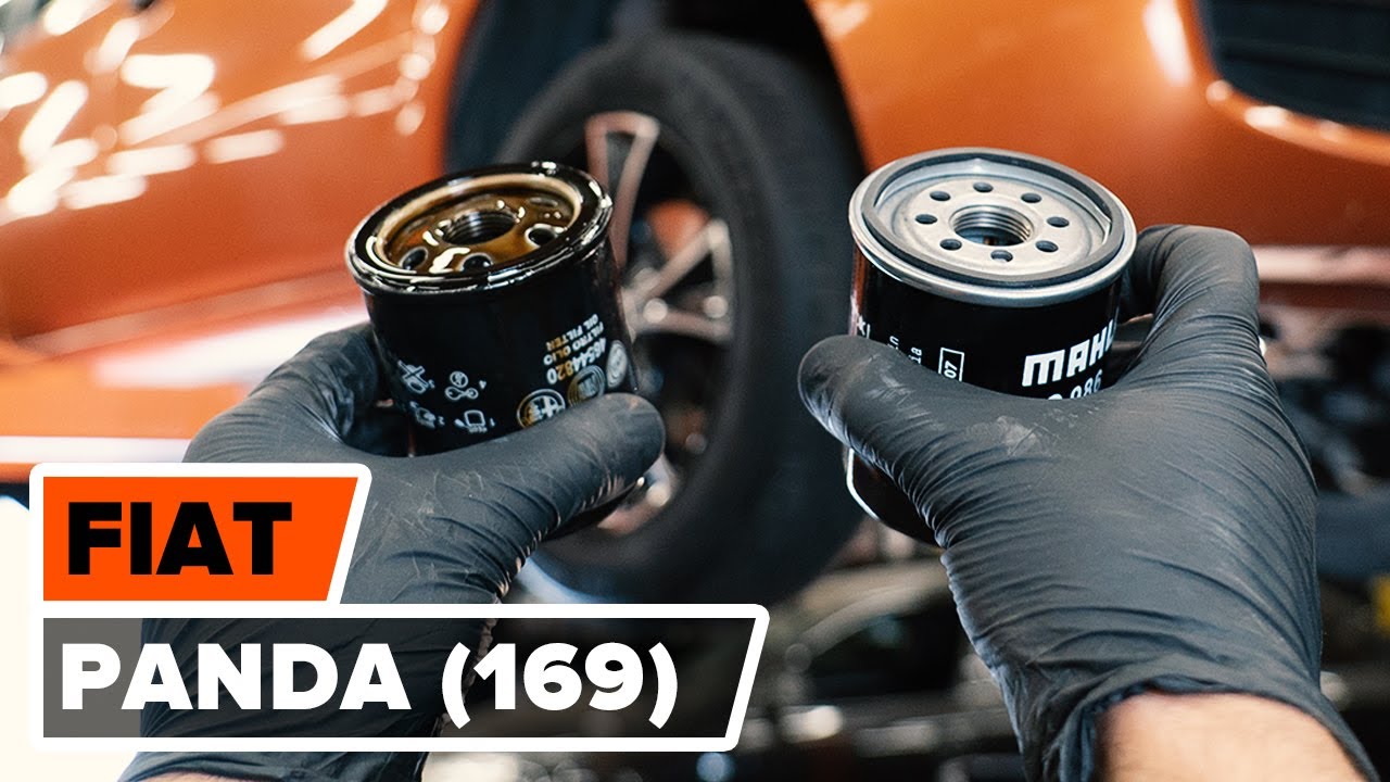 Comment changer : huile moteur et filtre huile sur Fiat Panda 169 - Guide de remplacement
