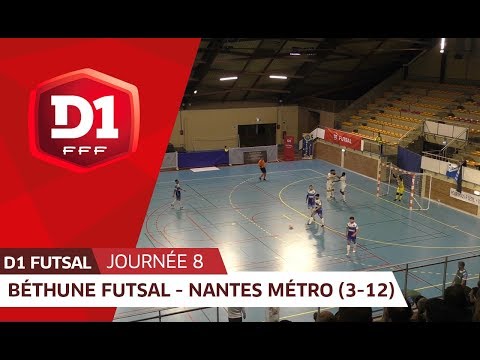 J8 : Béthune Futsal - Nantes Métropole Futsal (3-12)